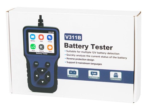 58-670# Tester akumulatorów 12v v311b"