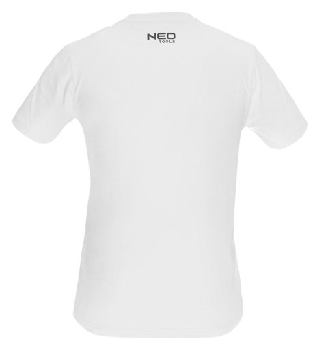 T-shirt, biały, rozmiar L