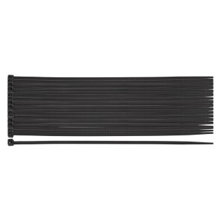 Opaski zaciskowe EXTREME 2.5 x 100 mm, czarne, 100 szt.