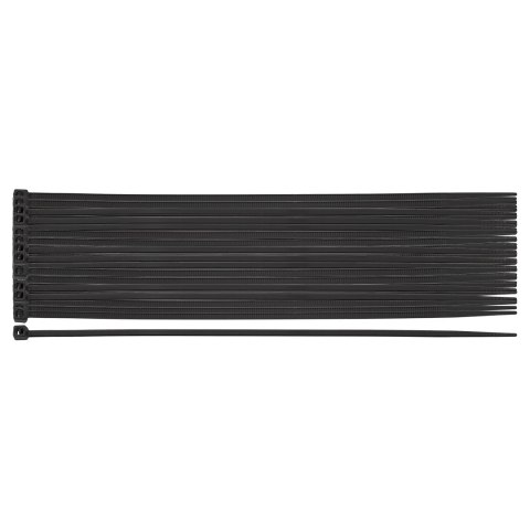 Opaski zaciskowe EXTREME 2.5 x 200 mm, czarne, 100 szt.