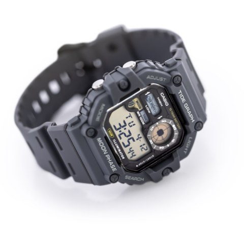 Casio ZEGAREK MĘSKI CASIO Digital Moonphase WS-1700H-8AV + BOX
