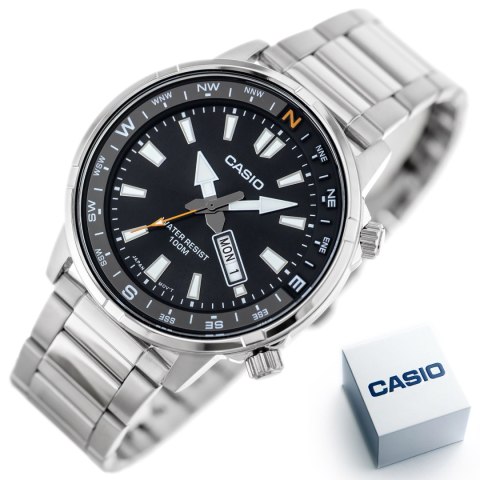 Casio ZEGAREK MĘSKI CASIO MTD-130D-1A4 + BOX