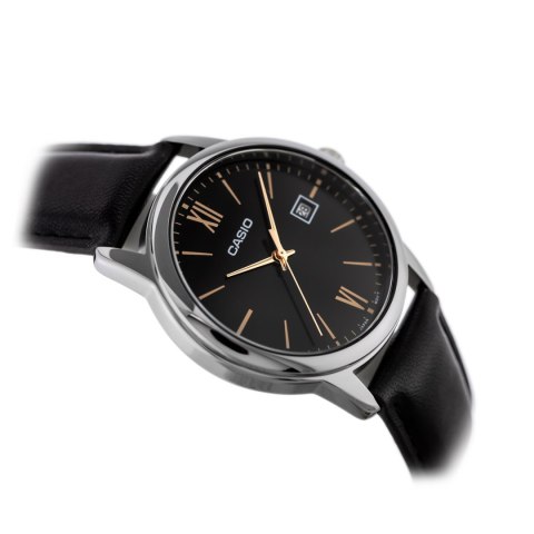 Casio ZEGAREK MĘSKI CASIO MTP-V002L-1B3 + BOX (zd224a)