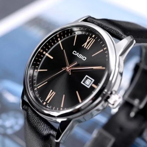 Casio ZEGAREK MĘSKI CASIO MTP-V002L-1B3 + BOX (zd224a)