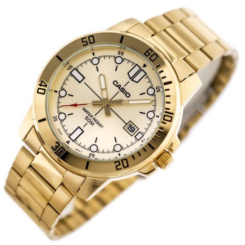 Casio ZEGAREK MĘSKI CASIO MTP-VD01G-9E (zd185d) + BOX