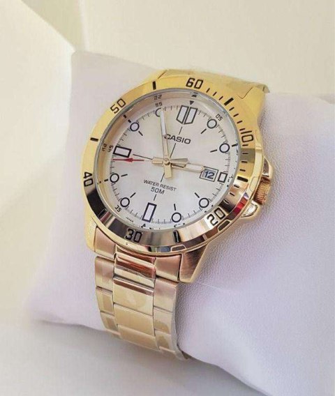 Casio ZEGAREK MĘSKI CASIO MTP-VD01G-9E (zd185d) + BOX