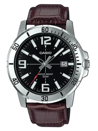 Casio ZEGAREK MĘSKI CASIO MTP-VD01L-1BV (zd169c) + BOX