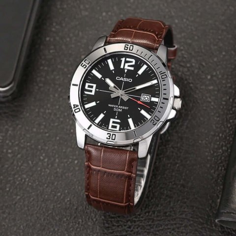 Casio ZEGAREK MĘSKI CASIO MTP-VD01L-1BV (zd169c) + BOX