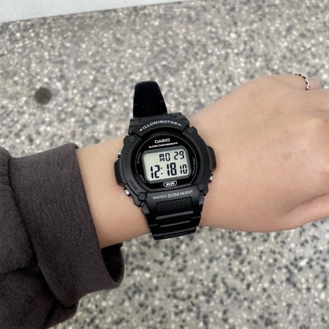 Casio ZEGAREK MĘSKI CASIO W-219H-1A + BOX