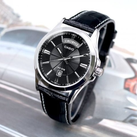 Casio Zegarek Męski Casio Collection MTP-1381L-1A (zd076e) + BOX