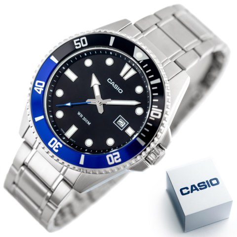 Casio Zegarek Męski Casio MDV-107D-1A2 + BOX