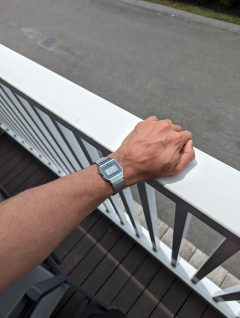 Casio Zegarek Unisex Casio Retro Vintage A700WM-7A + BOX