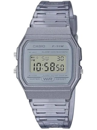 Casio Zegarek Unisex Casio Retro Vintage F-91WS-8DF(zd648d)