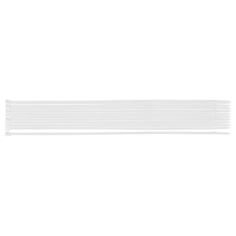 Opaski zaciskowe EXTREME 3.6 x 300 mm, białe, 20 szt.