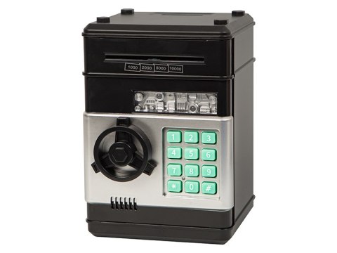 44-706# Sejf kasetka na zamek elektroniczny sb-06 czarny"