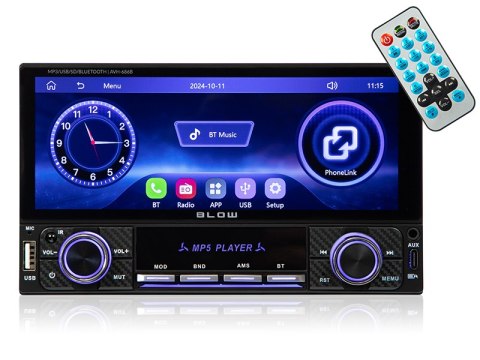 78-355# Radio blow avh-686b rds mp3/usb/micro sd/bluetooth"