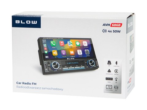 78-355# Radio blow avh-686b rds mp3/usb/micro sd/bluetooth"