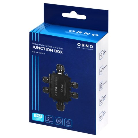 Puszka n/t HD IP68, 0,75-4,0mm? ,2 dławnice M20, 4 dławnice M16