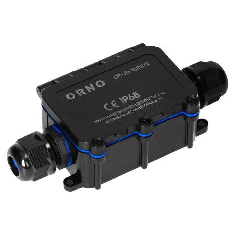Puszka n/t HD IP68, 0,75-4,0mm?, 2 dławnice M20