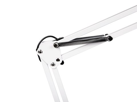 44-168# Lampka biurkowa led lb-23 biała z lupą"