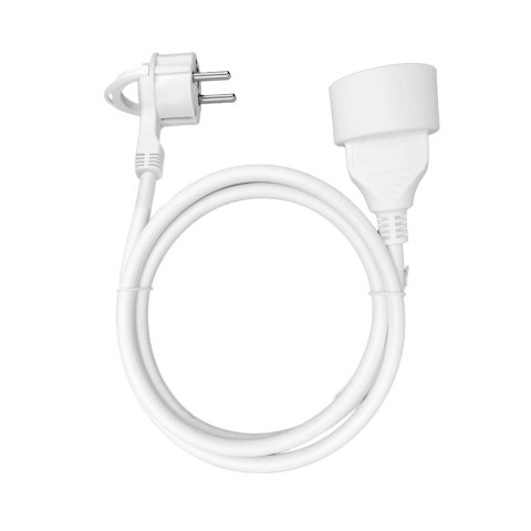 Przedłużacz domowy jednogniazdowy, 1x2P+Z 3m,kabel PVC H05VV-F 3x1,5mm? 230VAC/16A