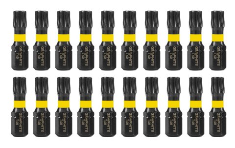 Bity udarowe TX40 x 25 mm, 20 szt.
