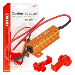 Rezystor canbus opornik do żarówek led 30ohm 50w amio-04097
