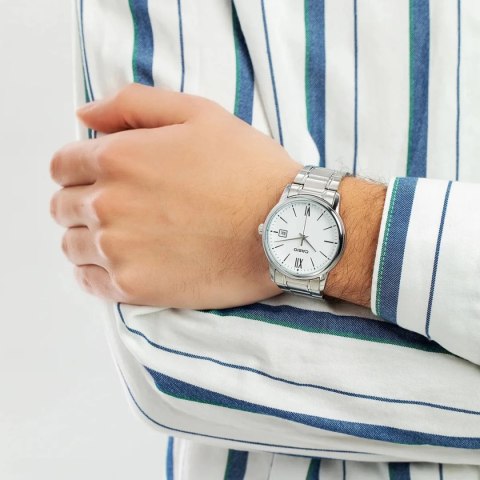 Casio ZEGAREK MĘSKI CASIO MTP-V002D-7B3 + BOX (zd223c)