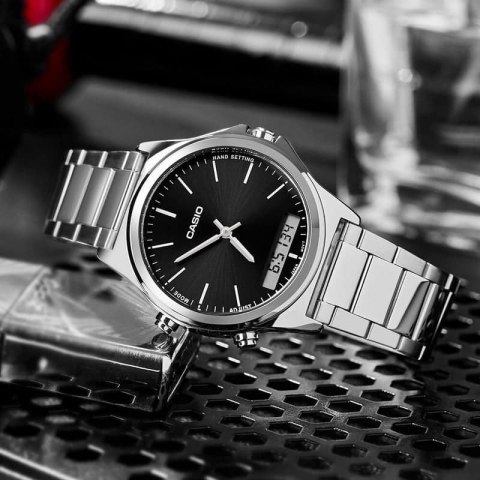 Casio ZEGAREK MĘSKI CASIO MTP-VC01D-1E + BOX (zd239e)