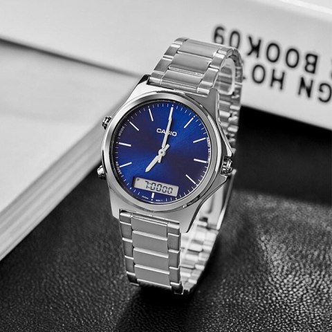 Casio ZEGAREK MĘSKI CASIO MTP-VC01D-2E + BOX (zd239a)