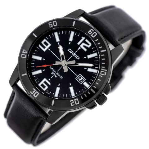 Casio ZEGAREK MĘSKI CASIO MTP-VD01BL-1B (zd169d) + BOX