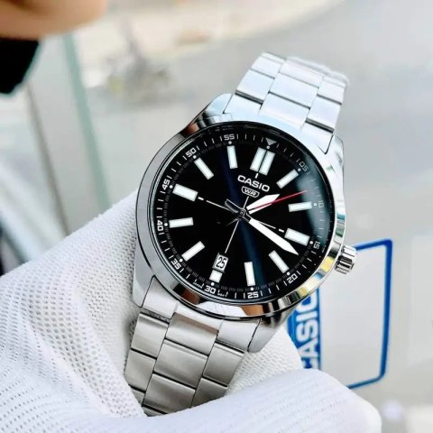 Casio ZEGAREK MĘSKI CASIO MTP-VD02D-1E (zd217b) + BOX