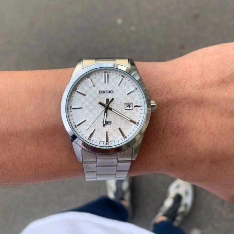 Casio ZEGAREK MĘSKI CASIO MTP-VD03D-7AUDF + BOX