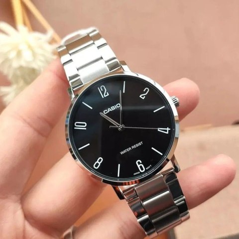 Casio ZEGAREK MĘSKI CASIO MTP-VT01D-1B2 (zd165i) + BOX