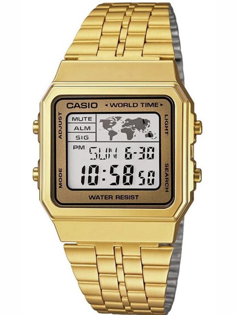 Casio ZEGAREK MĘSKI CASIO VINTAGE A500WGA-9DF (zd158d) + BOX