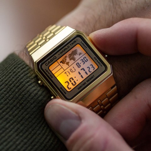 Casio ZEGAREK MĘSKI CASIO VINTAGE A500WGA-9DF (zd158d) + BOX
