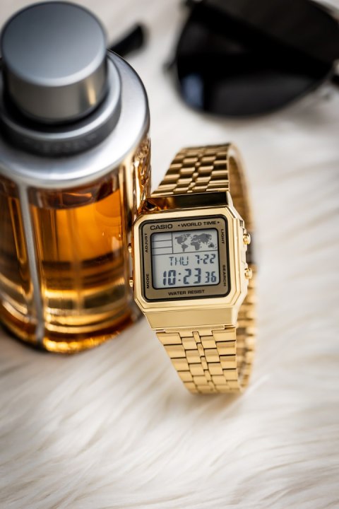 Casio ZEGAREK MĘSKI CASIO VINTAGE A500WGA-9DF (zd158d) + BOX