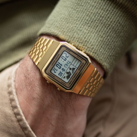Casio ZEGAREK MĘSKI CASIO VINTAGE A500WGA-9DF (zd158d) + BOX