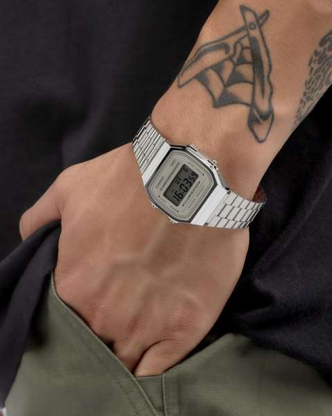 Casio ZEGAREK UNISEX CASIO Retro Vintage A168WA-8A + BOX (zd088g)