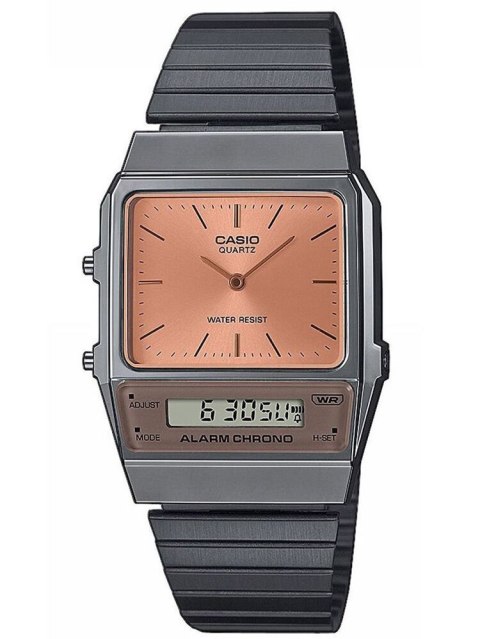 Casio ZEGAREK UNISEX CASIO Vintage Dual Time AQ-800ECGG-4ADF + BOX