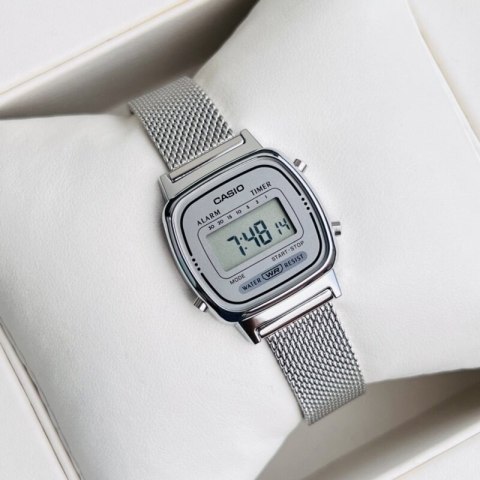 Casio Zegarek Damski Casio Retro Vintage LA670WEM-7DF + BOX