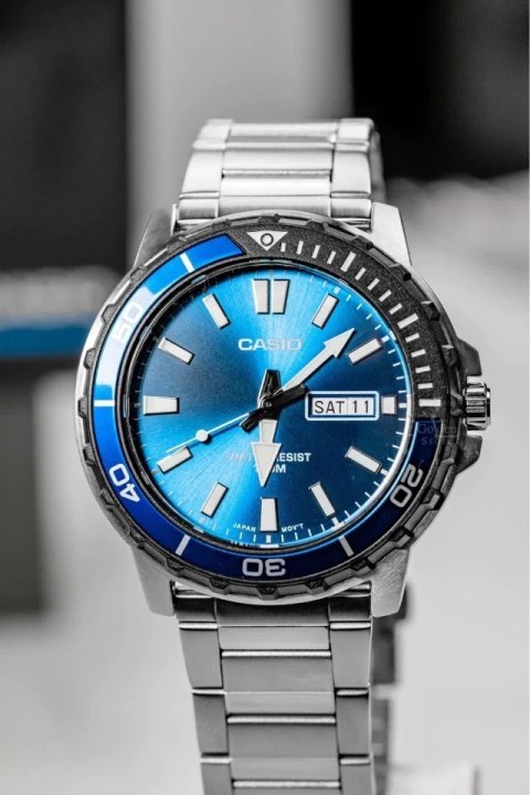 Casio Zegarek Męski Casio Collection MTD-125D-2A1 + BOX