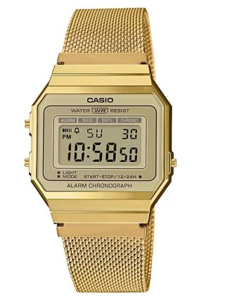 Casio Zegarek Unisex Casio Retro Vintage A700WMG-9A + BOX