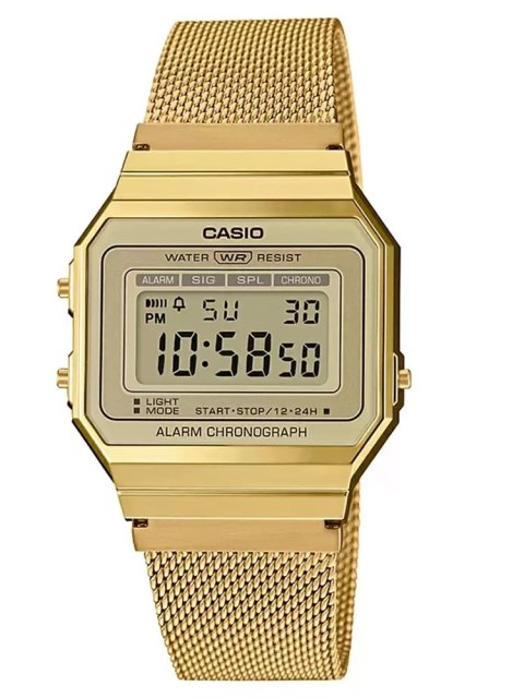 Casio Zegarek Unisex Casio Retro Vintage A700WMG-9A + BOX