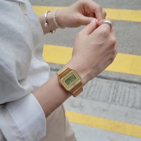 Casio Zegarek Unisex Casio Retro Vintage A700WMG-9A + BOX