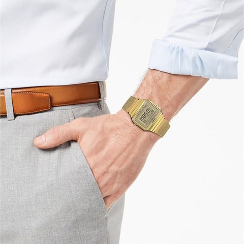 Casio Zegarek Unisex Casio Retro Vintage A700WMG-9A + BOX