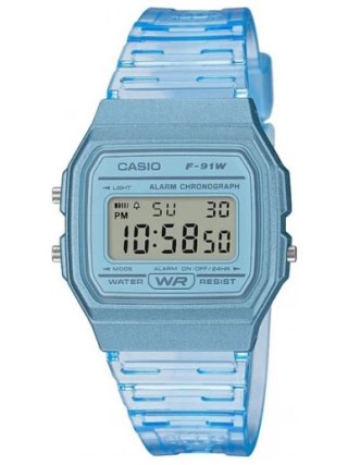 Casio Zegarek Unisex Casio Retro Vintage F-91WS-2 (zd648b) + BOX