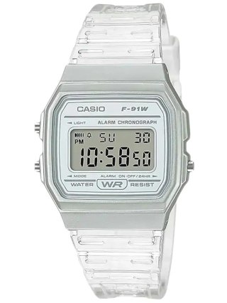 Casio Zegarek Unisex Casio Retro Vintage F-91WS-7 (zd648c) + BOX