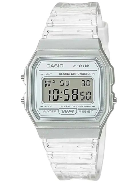 Casio Zegarek Unisex Casio Retro Vintage F-91WS-7 (zd648c) + BOX