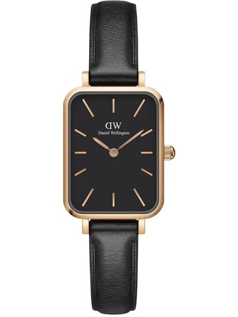 Daniel Wellington ZEGAREK DAMSKI DANIEL WELLINGTON DW00100435 - Quadro Pressed Sheffield Rose Gold 20mm + BOX